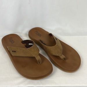 Flojos Men's Hydro Flip Flops Memory Foam Sandals